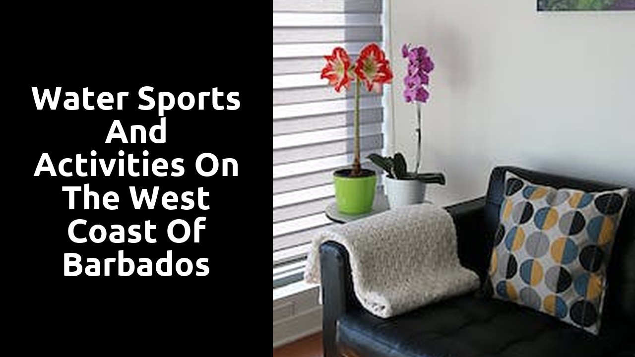 Water Sports and Activities on the West Coast of Barbados