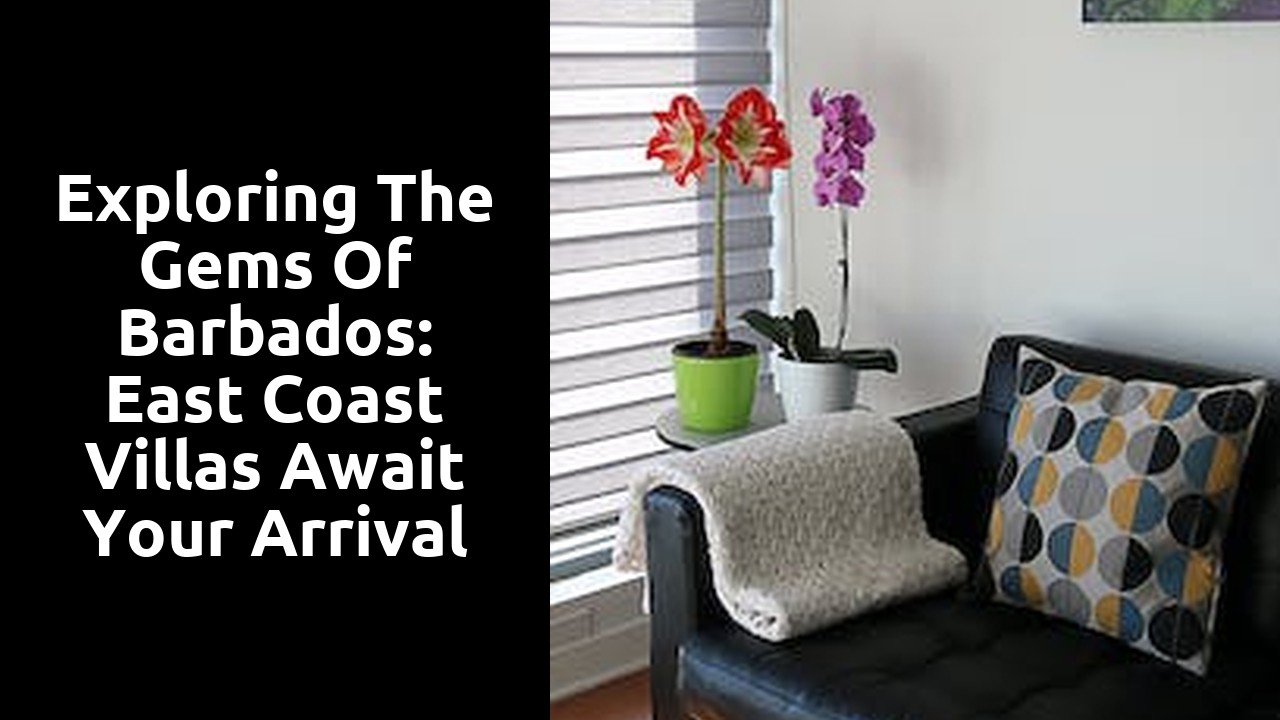 Exploring the Gems of Barbados: East Coast Villas Await Your Arrival