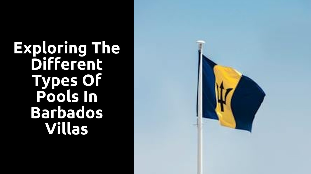 Exploring the Different Types of Pools in Barbados Villas